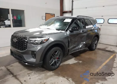 2025 Ford Explorer St-Line из США, поврежденный, VIN 1FMUK8KHXSGB55710